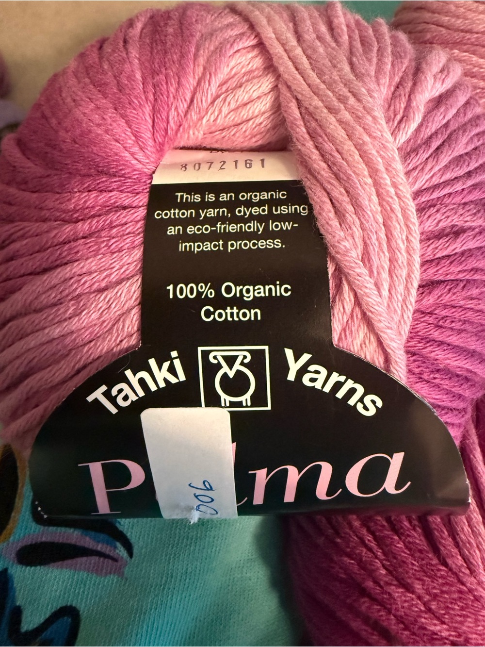 Palma Organic Cotton Yarn in Pink
